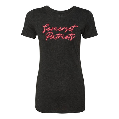 Somerset Patriots Women's Neon Tee