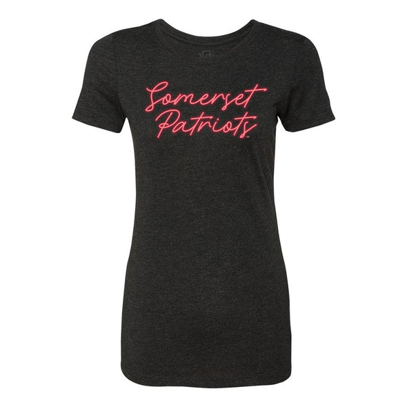 Somerset Patriots Women's Neon Tee