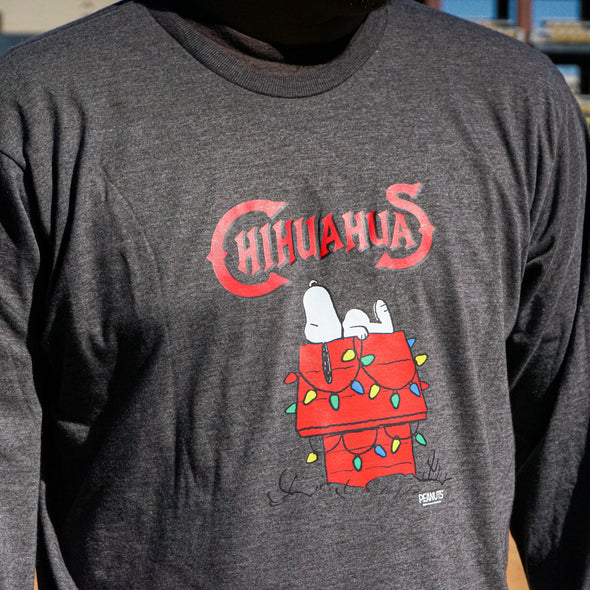 CHIHUAHUAS PEANUTS HOLIDAY L/S TEE- OT SPORTS