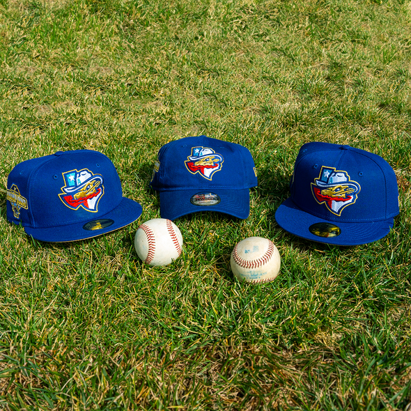 Amarillo Sod Poodles 2023 NE 59FIFTY Championship Gold State Hat