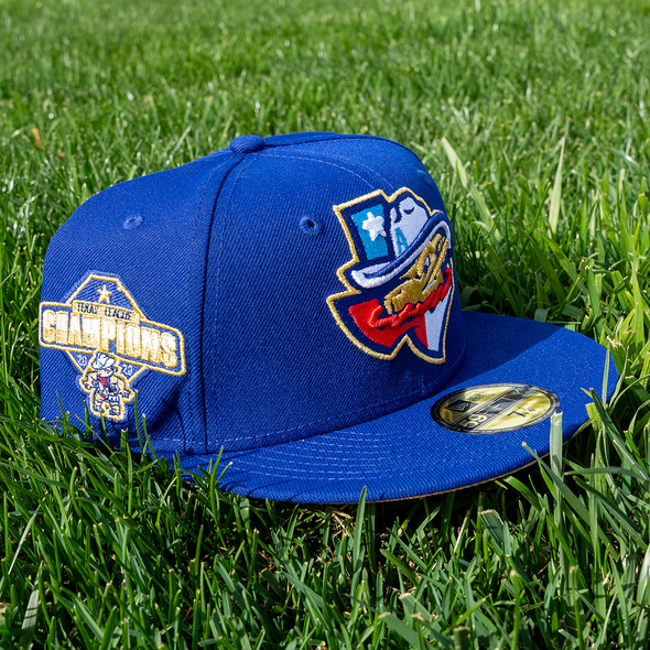 Amarillo Sod Poodles 2023 NE 59FIFTY Championship Gold State Hat