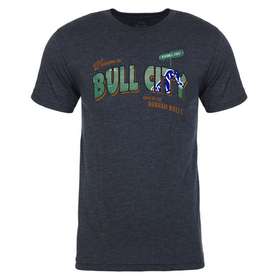 Durham Bulls 108 Bull City Postcard Tee