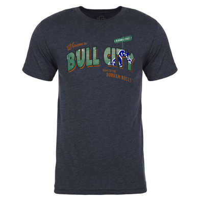 Durham Bulls 108 Bull City Post Card Tee