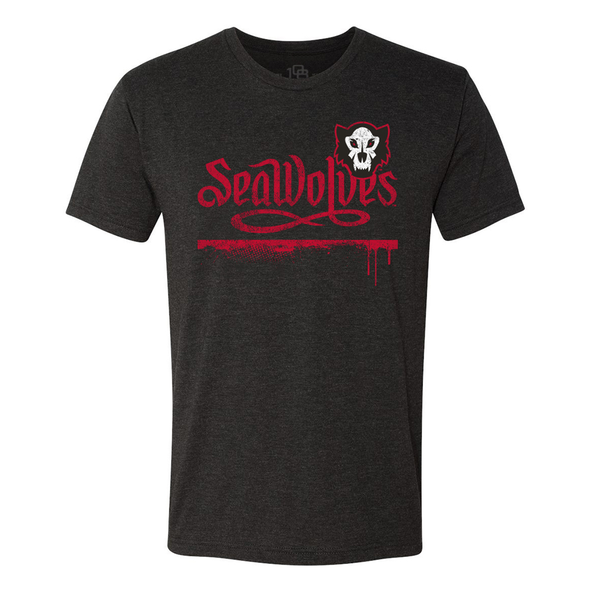 Erie SeaWolves 108 Howling Dead Drizzle Tee