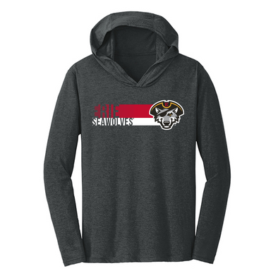 Erie SeaWolves 108 Fade L/S Hooded Tee