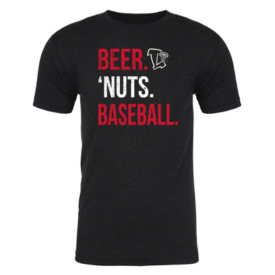Lansing Lugnuts 108 Stitches Beer. 'Nuts. Baseball. T-shirt