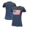 Ladies Navy Flag T-shirt