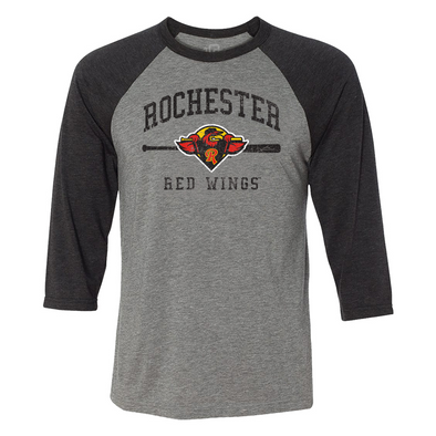 Rochester Red Wings Men's Raglan Tee