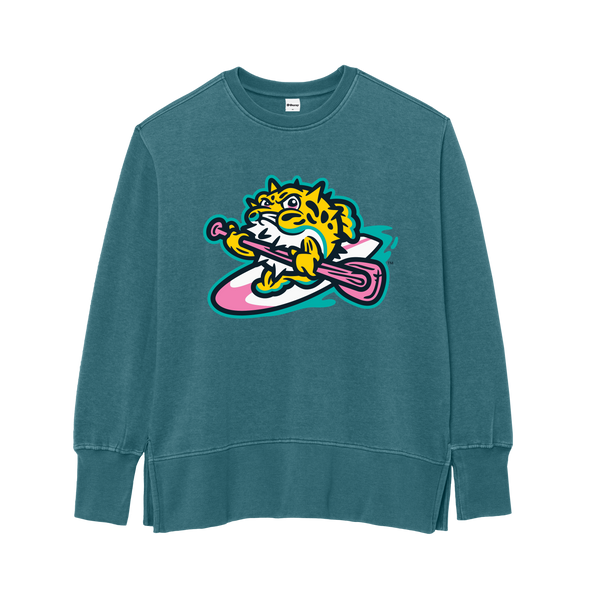 Jersey Shore BlueClaws TNC Locals Ladies Teal Crew