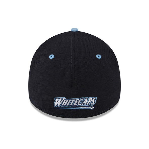 West Michigan Whitecaps New Era Alternate Navy/Sky Stretch-Fit 39THIRTY Cap