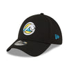 West Michigan Whitecaps New Era Black Throwback Stretch-Fit 39THIRTY Cap