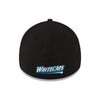 West Michigan Whitecaps New Era Black Throwback Stretch-Fit 39THIRTY Cap