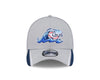 West Michigan Whitecaps New Era Jr. Linear Grey Stretch-Fit 39THIRTY Cap