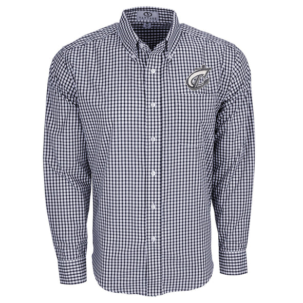 Columbus Clippers Vantage Gingham Check Shirt