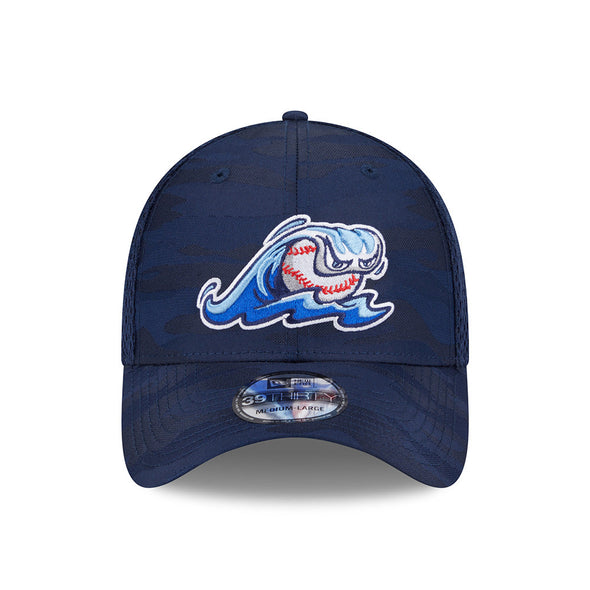 West Michigan Whitecaps New Era Jr. Camo Spacer Mesh Stretch-Fit 39THIRTY Cap
