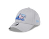 West Michigan Whitecaps New Era Mid Perf Grey Stretch-Fit 39THIRTY Cap
