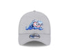 West Michigan Whitecaps New Era Mid Perf Grey Stretch-Fit 39THIRTY Cap