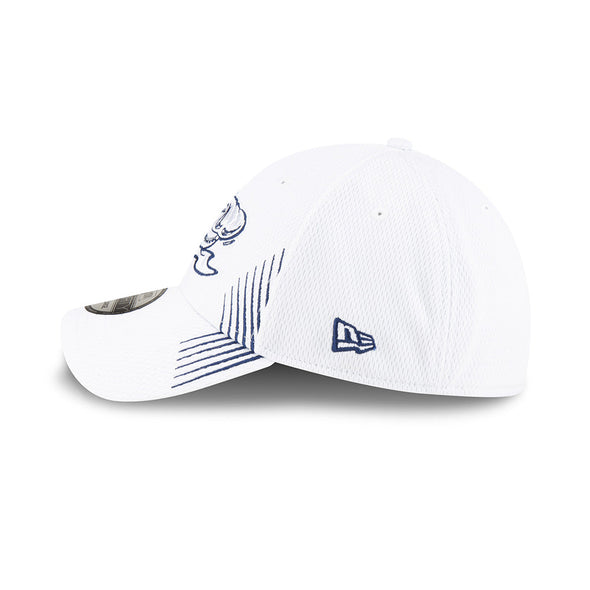 West Michigan Whitecaps New Era White Dash/Side Hash Stretch-Fit 39THIRTY Cap