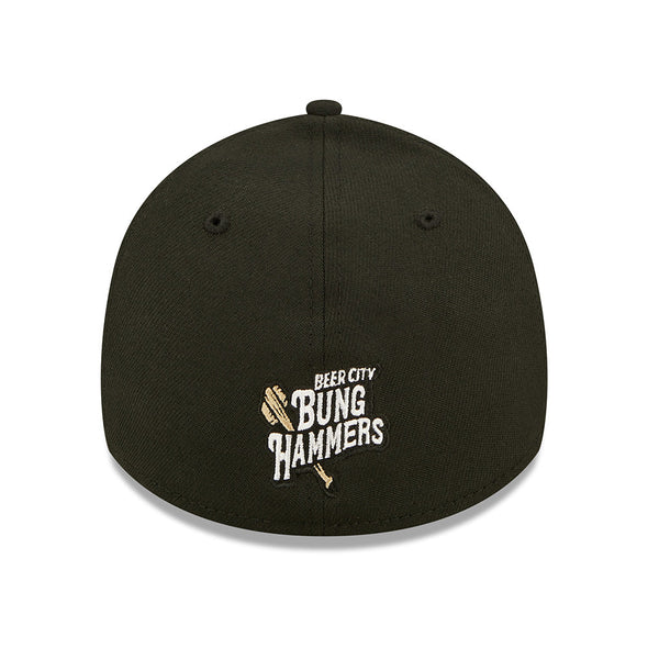 Beer City Bung Hammers New Era Black 39THIRTY Stretch-Fit Cap