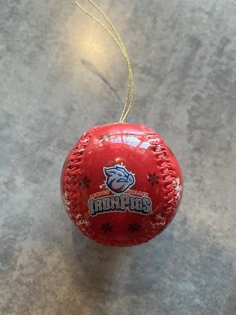Lehigh Valley IronPigs Red Ornament