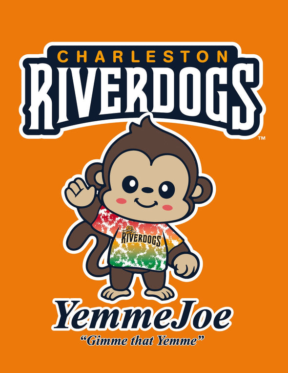Charleston RiverDogs Youth YemmeJoe Orange Tee