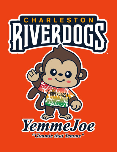 Charleston RiverDogs Youth YemmeJoe Orange Tee