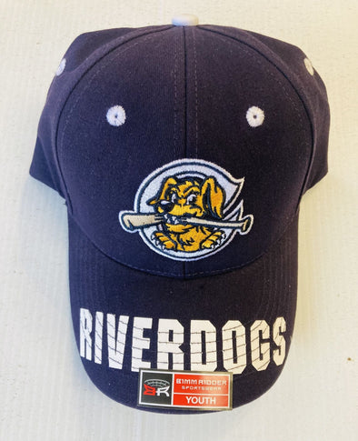 Charleston RiverDogs Youth Navy Cotton Twill Cap