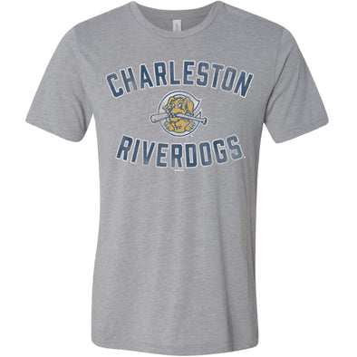 Charleston RiverDogs Grey Tri-Blend Tee