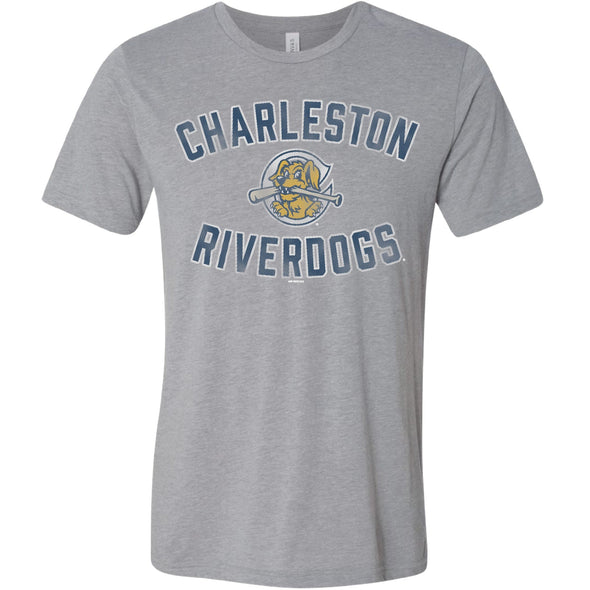 Charleston RiverDogs Grey Tri-Blend Tee