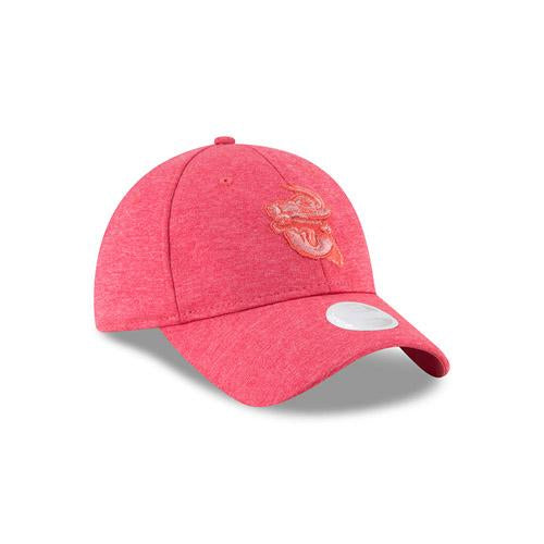 Jacksonville Jumbo Shrimp New Era Ladies Coral Shadow Twist 9Twenty