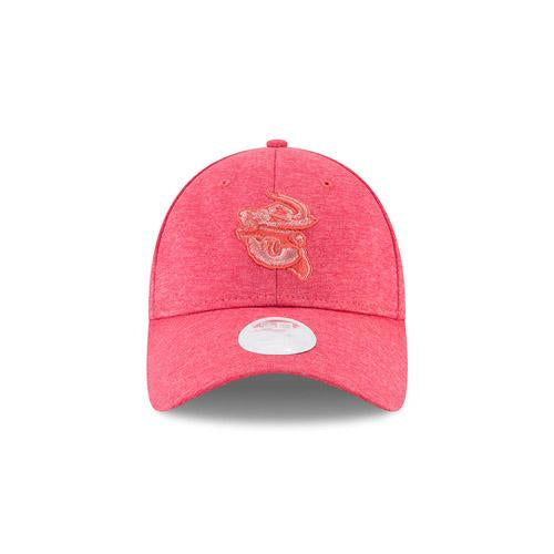 Jacksonville Jumbo Shrimp New Era Ladies Coral Shadow Twist 9Twenty