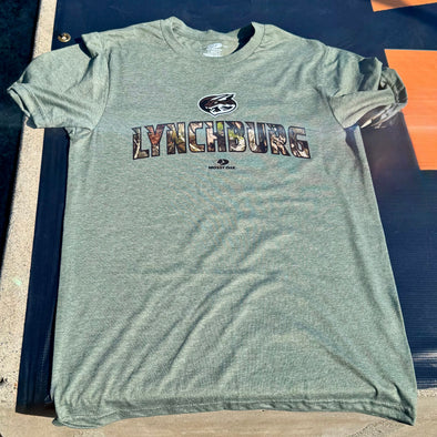 Lynchburg Hillcats Green Mossy Oak Tee