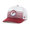 Philadelphia Phillies 47 Brand Sunset Stripe Trucker Cap