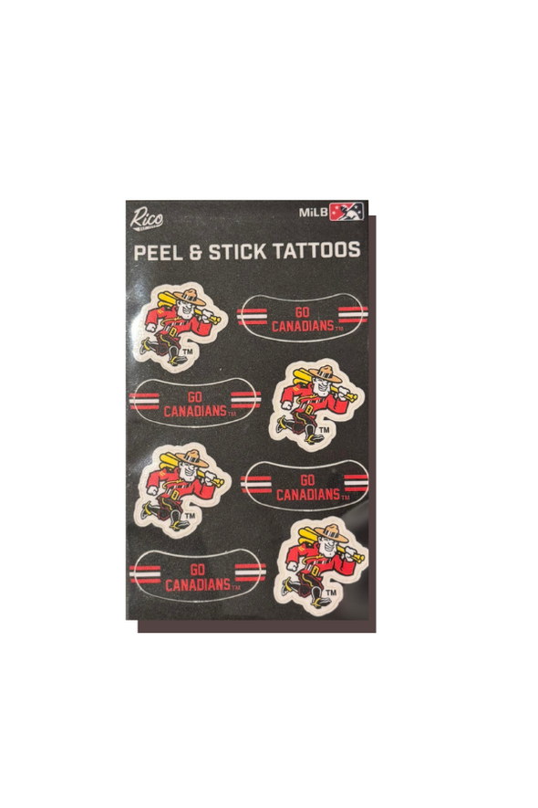 Canadians Peel & Stick Tattoos