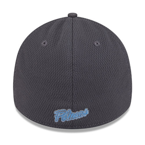 Myrtle Beach Pelicans New Era Graphite Alternate Logo 39Thirty Stretch Fit Cap