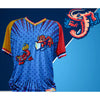 Jacksonville Jumbo Shrimp Evoshield Game Used Comic Hero Jersey