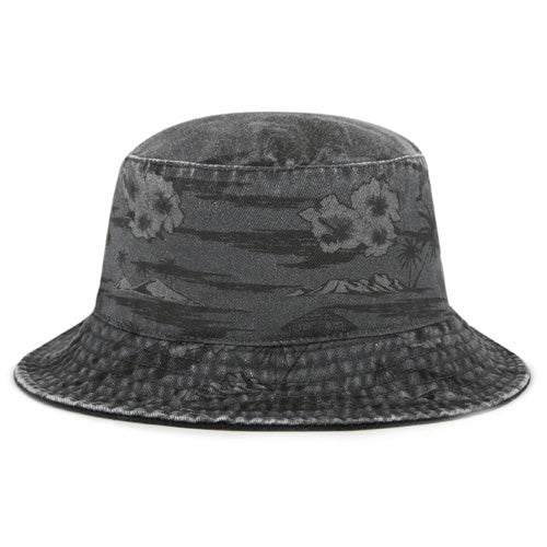 Myrtle Beach Pelicans 47 Brand Black Fiji Pirate Logo Bucket Hat