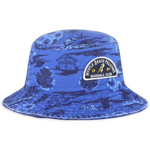 Myrtle Beach Pelicans 47 Brand Royal Fiji Alternate Bucket Hat