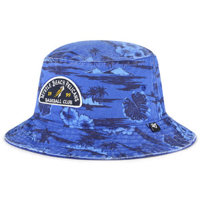 Myrtle Beach Pelicans 47 Brand Royal Fiji Alternate Bucket Hat