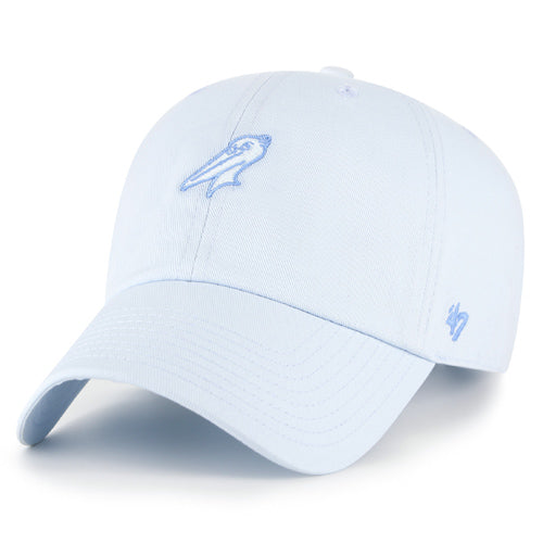 Myrtle Beach Pelicans 47 Brand Ice Blue Foundation Alternate Clean Up Adjustable Cap