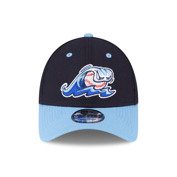 West Michigan Whitecaps New Era Jr. Navy/Sky Adjustable 9FORTY Cap