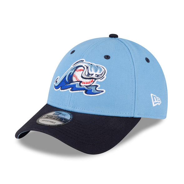 West Michigan Whitecaps New Era Jr. Sky/Navy Adjustable 9FORTY Cap