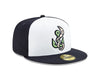 Gwinnett Stripers New Era NEW Alternate Worm Low Profile 5950 Cap- White/Navy