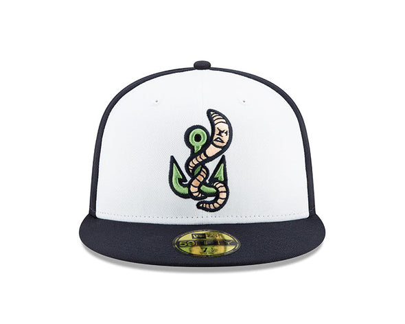 Gwinnett Stripers New Era NEW Alternate Worm 5950 Cap- White/Navy