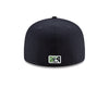 Gwinnett Stripers New Era NEW Alternate Worm Low Profile 5950 Cap- White/Navy