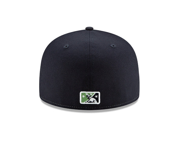 Gwinnett Stripers New Era NEW Alternate Worm 5950 Cap- White/Navy