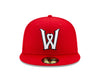 Worcester Red Sox Red Heart W 59FIFTY Hat