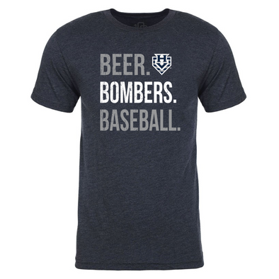 Adult Beer. Bombers. Baseball. T-Shirt [SALE]