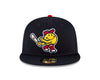 Worcester Red Sox Navy Smiley Diamond Era Batting Practice 59FIFTY Hat