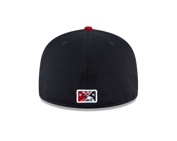 Worcester Red Sox Navy Smiley Diamond Era Batting Practice 59FIFTY Hat